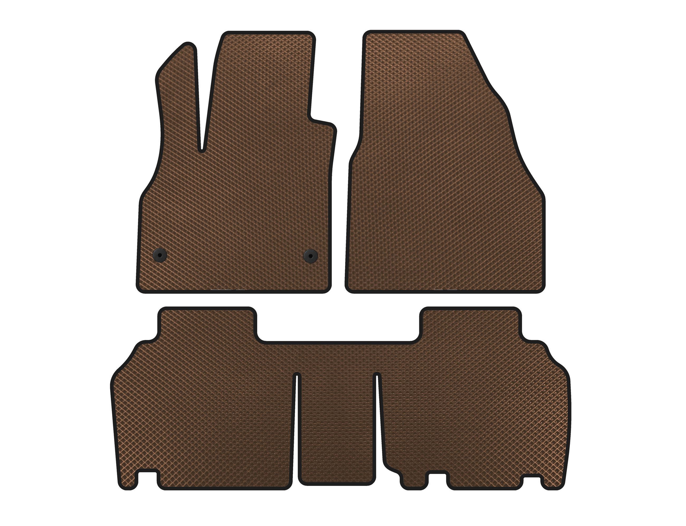 Коврики EVA Digital Designs для Renault Kangoo 2008-2020 гг. Коричневый (141947)