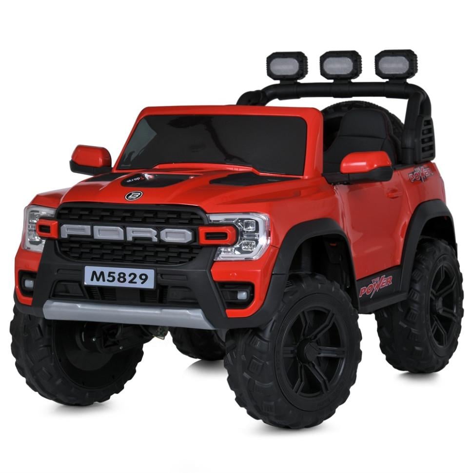 Детский электромобиль Bambi джип 4WD 35 кг с пультом Красный (DE-169-E-620)