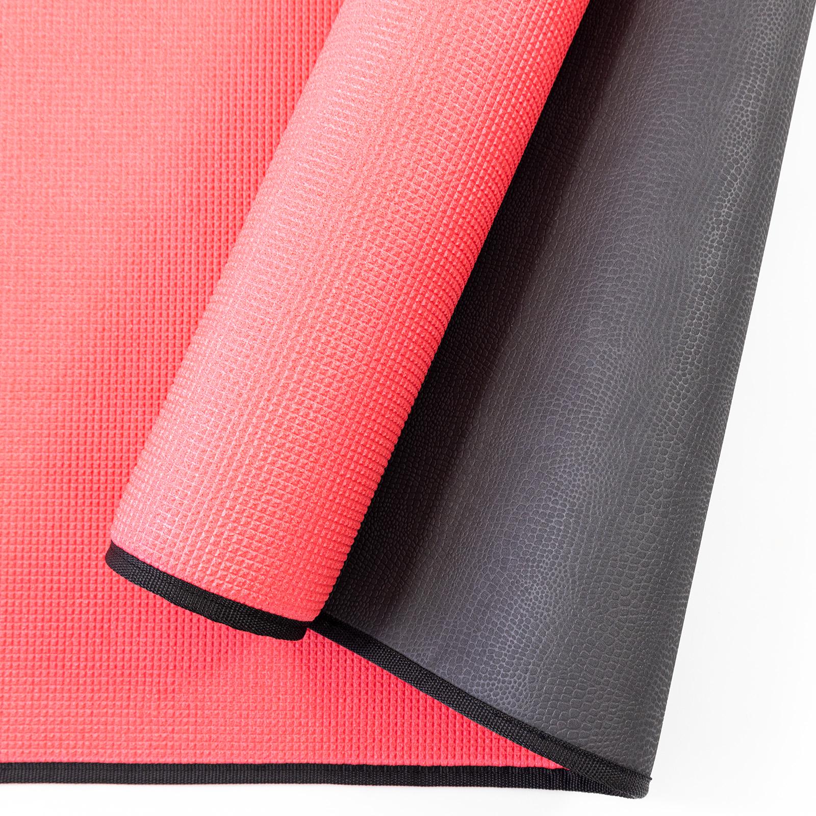 Килимок для йоги та фітнесу EVA двошаровий Osport Yoga Pro/ 8мм (OF-0275) Чорно-червоний - фото 4 Килимок для йоги та фітнесу EVA двошаровий Osport Yoga Pro/ 8мм (OF-0275) Чорно-червоний - фото 4