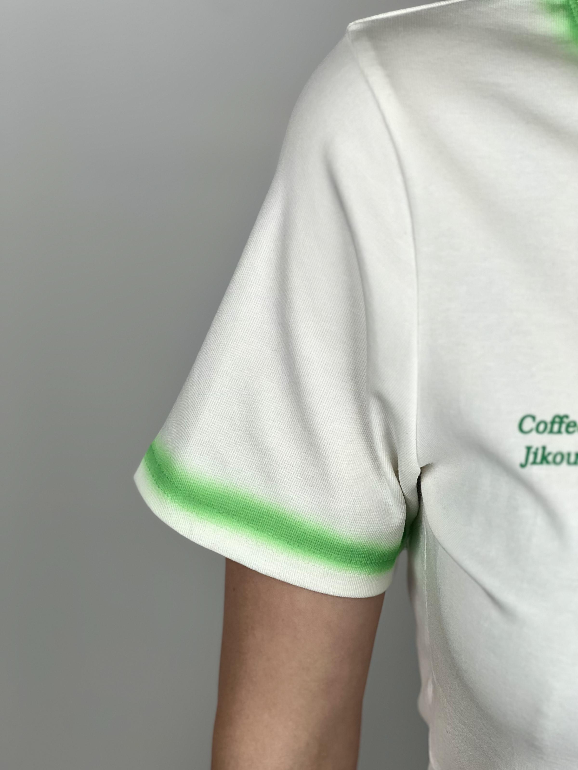 Футболка женская Coffee с контрастными рукавами OS Белый (#2731-05) - фото 5 Футболка женская Coffee с контрастными рукавами OS Белый (#2731-05) - фото 5