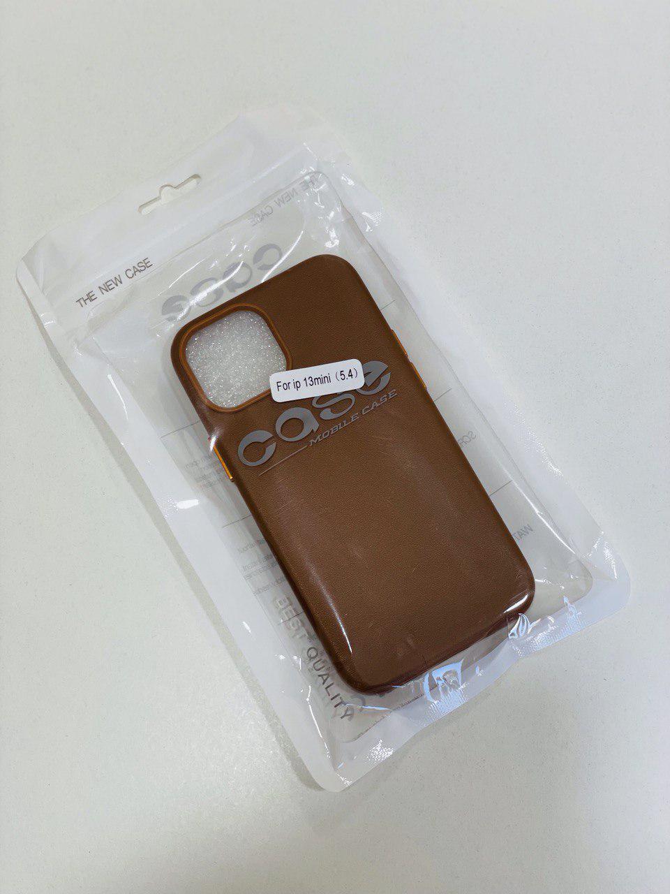 Чохол для iPhone 13 mini / Case with MagSave / Eco leather / коричневий - фото 5