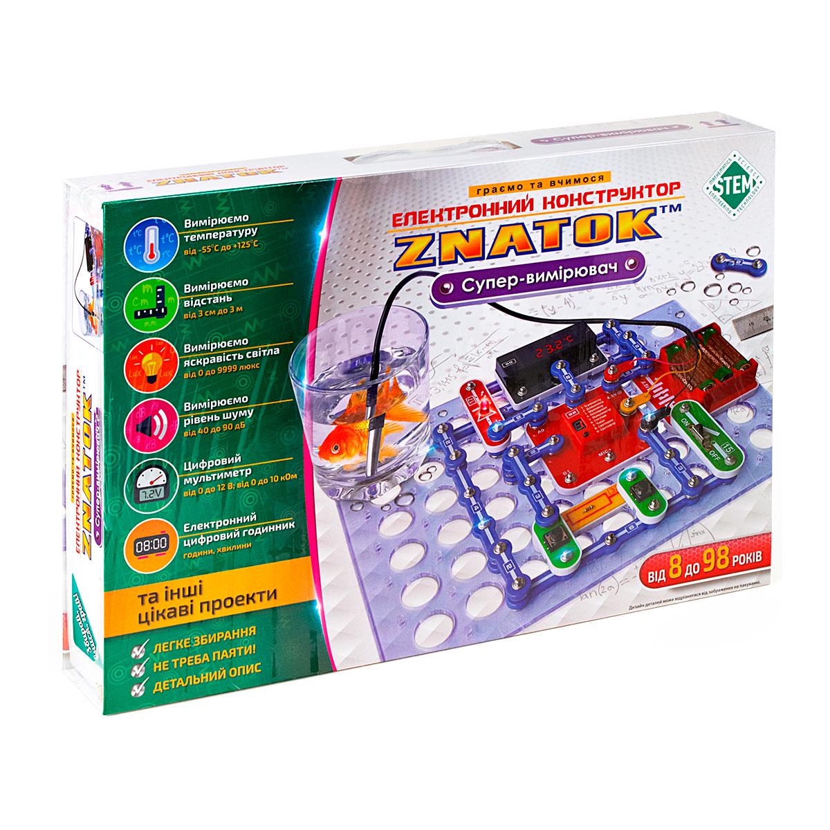 Конструктор электрический Znatok Супер-измеритель 17 проектов (ZP70694)