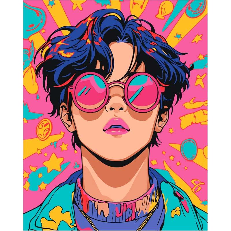 Картина по номерам ART CRAFT Розовые очки 40х50 см (10162-AC)