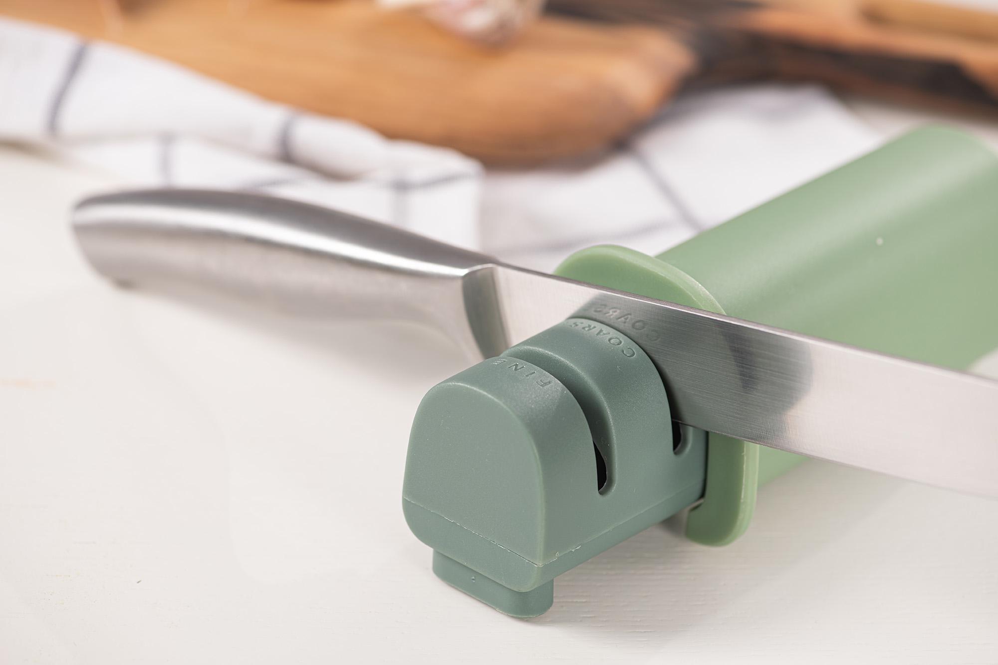 Точилка для ножів Мамин Посуд Легкоточ з двома точилами (УТ-00092661) - фото 4 Точилка для ножів Мамин Посуд Легкоточ з двома точилами (УТ-00092661) - фото 4