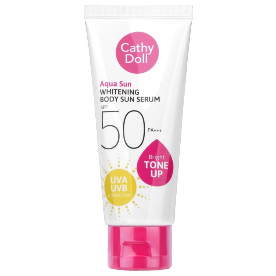 Солнцезащитный крем для тела Cathy Doll Aqua whitening body serum SPF50 ++ 138 мл