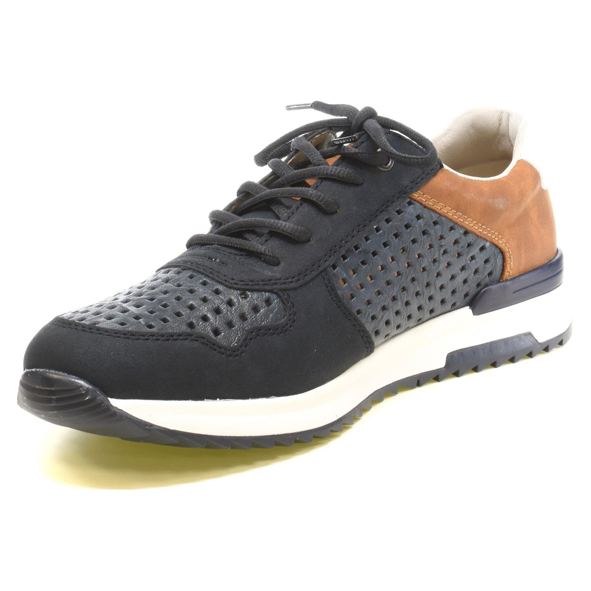 Кроссовки мужские Rieker р. 42 Синий/Коричневый (89172-42) - фото 3