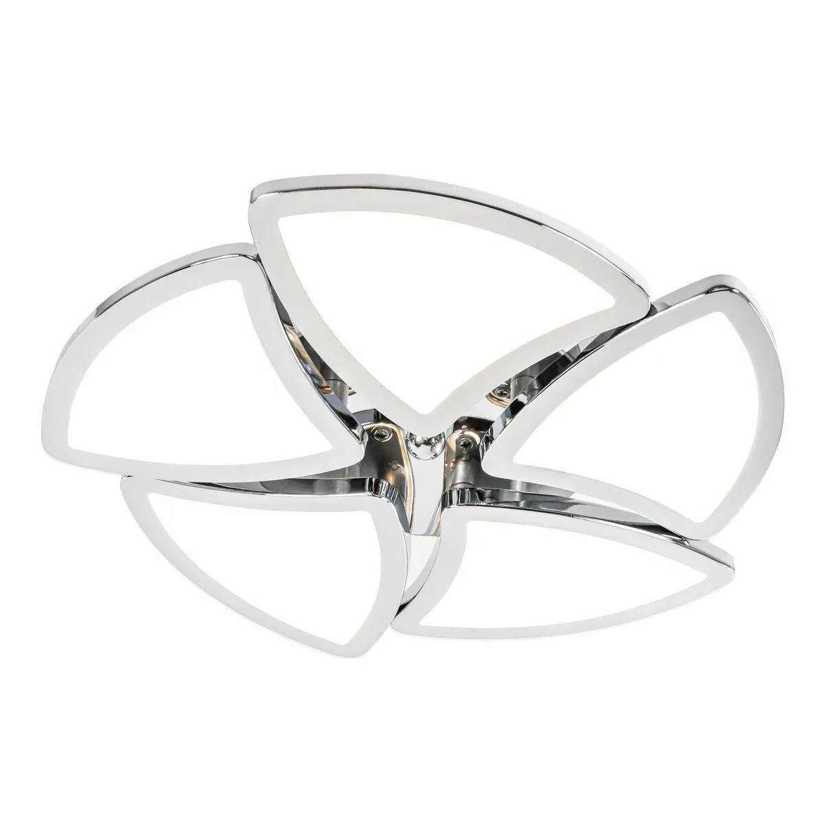 LED-люстра потолочная Sirius без пульта управления 3000/6500К IP20 2901-5S 80W Хром (28686541)