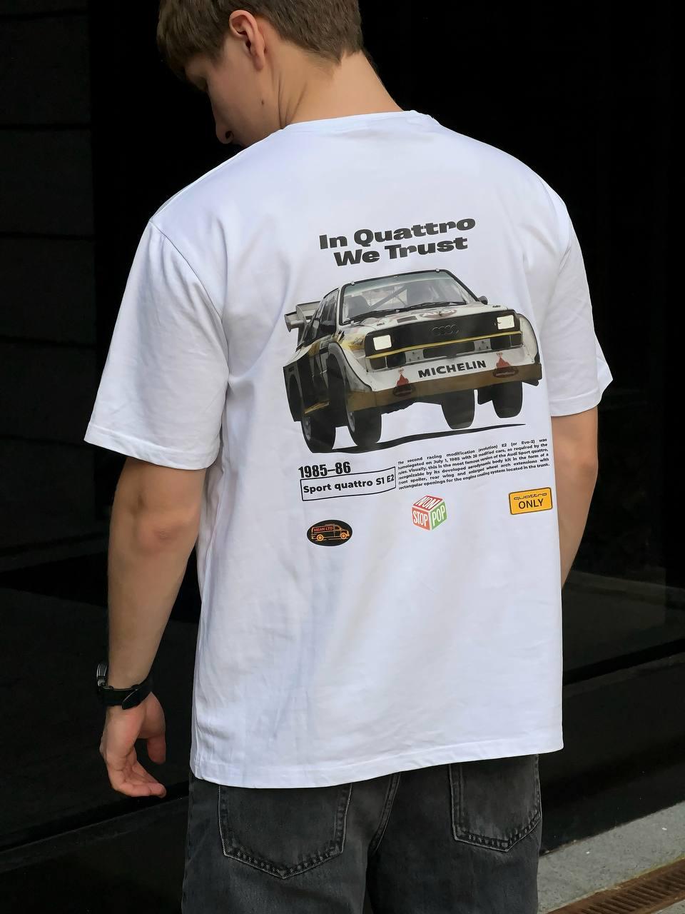 Футболка MEAN LTD Audi Sport Quattro S1 E2 '1985-1986 L Белый (MLD2000683)
