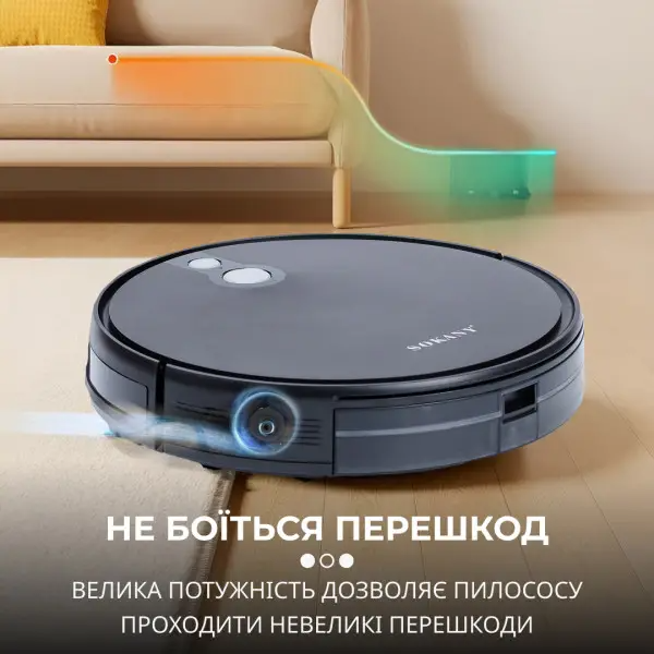 Робот-пилосос Sokany SK-13016 Чорний - фото 8