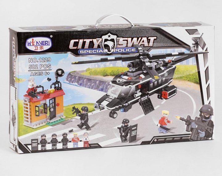 Конструктор SWAT Вертолет спецназа 582 дет. (1229)