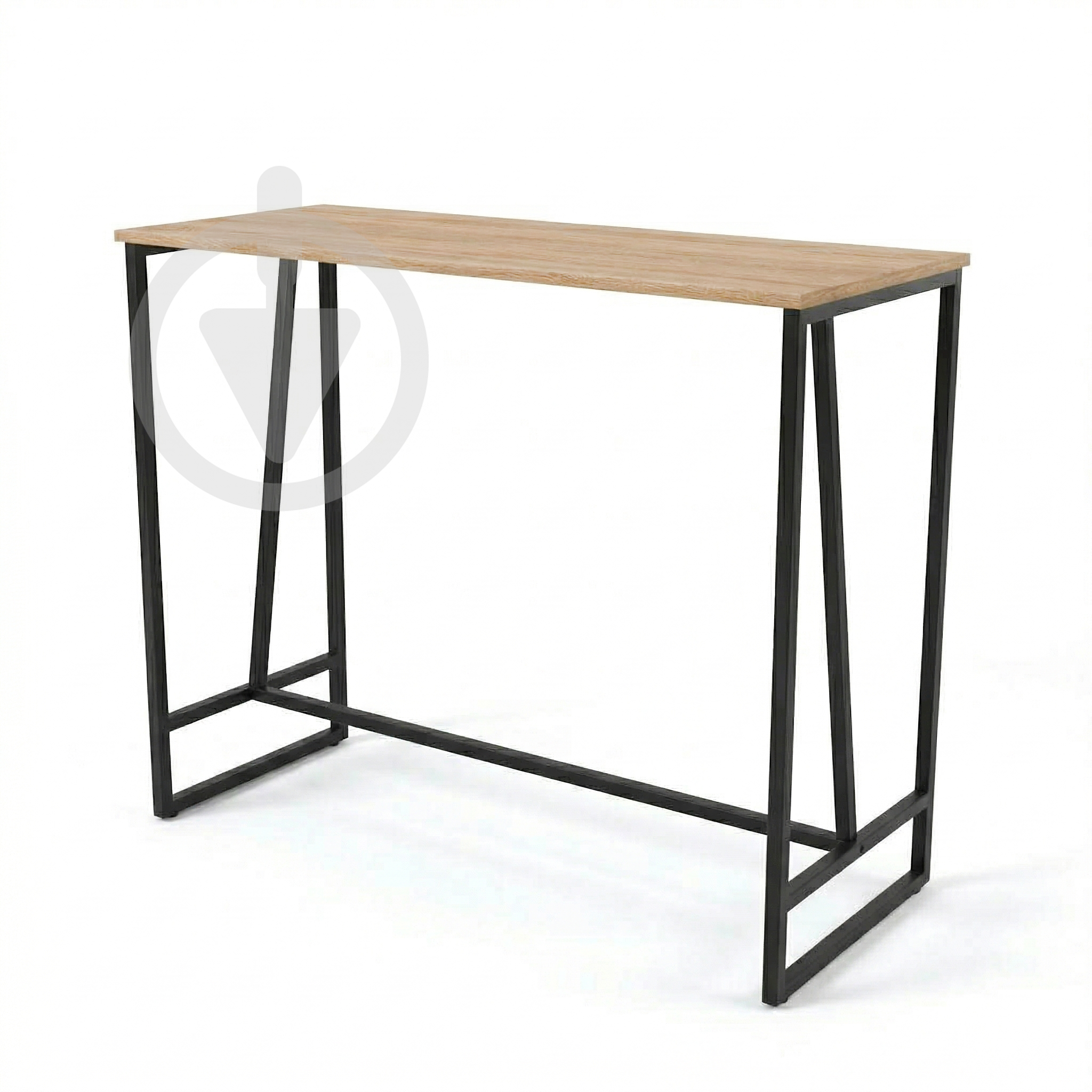 Барный стол AVVS Remond Лофт 1110х470 мм ДСП 18 мм/металлический каркас Черный/Дуб Сонома Барный стол AVVS Remond Лофт 1110х470 мм ДСП 18 мм/металлический каркас Черный/Дуб Сонома