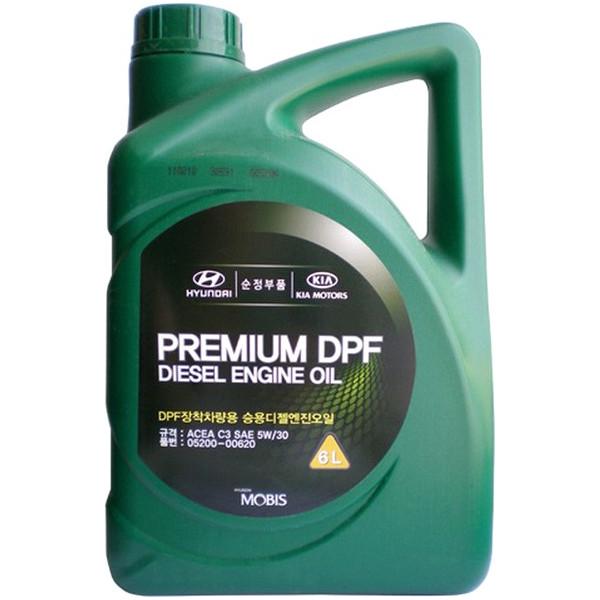 Масло Mobis Premium DPF Diesel 5W-30 6л (05200-00620)