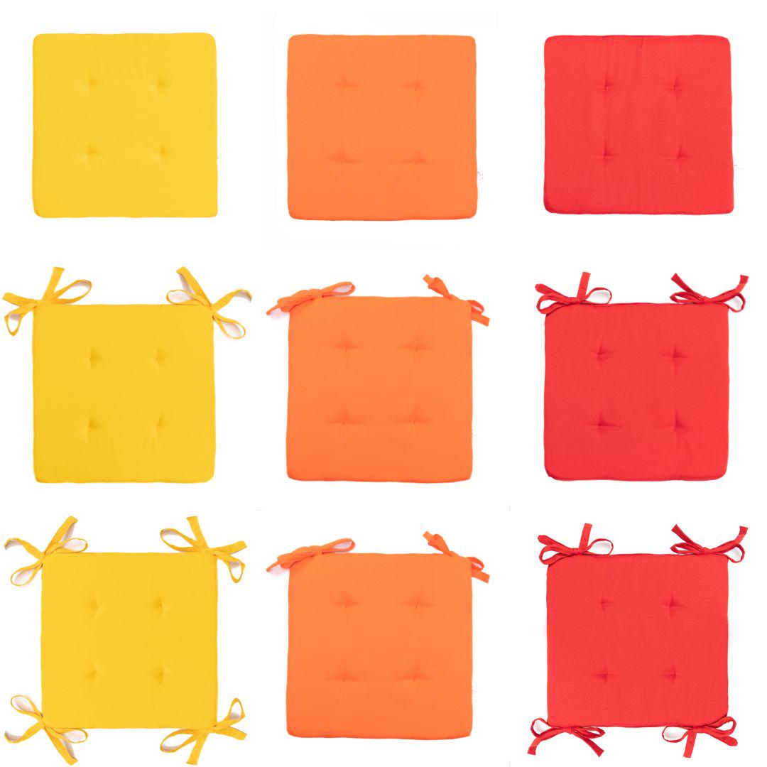 Подушка для стула/кресла/табурета 40х40х4 см Красный (2077826450) - фото 4 Подушка для стула/кресла/табурета 40х40х4 см Красный (2077826450) - фото 4