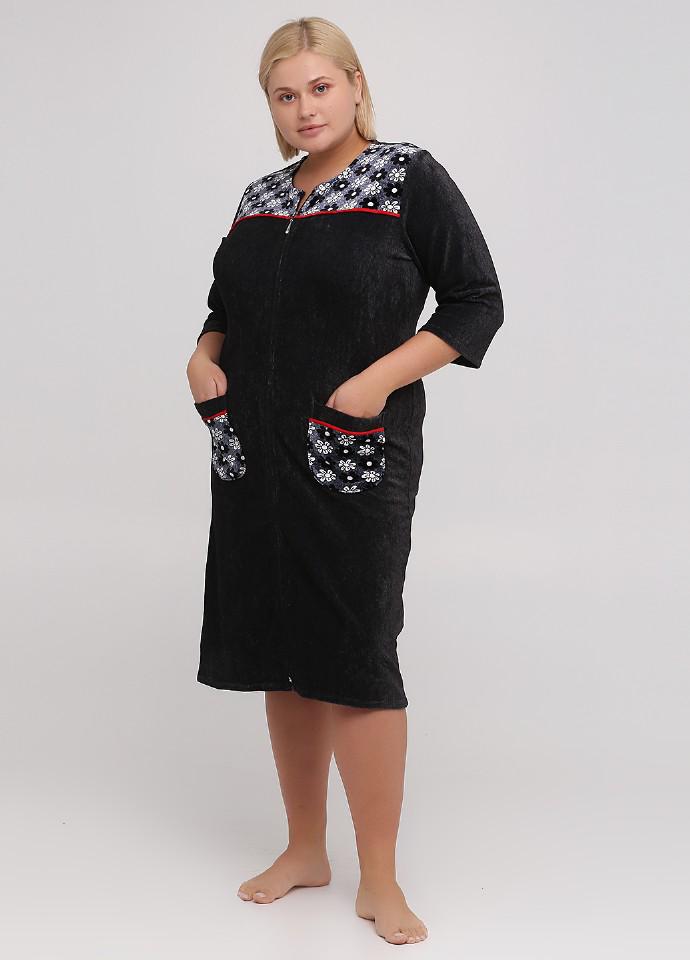 Халат Wild love 2ХL Графитовый (20766-47)