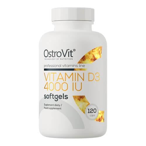Витамин D OstroVit Vitamin D3 4000 IU 120 softgels (OST-90252)