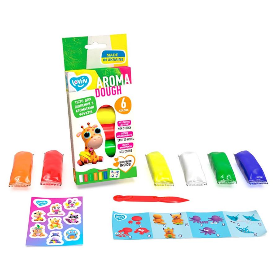 Набір тіста для ліплення Lovin Aroma Assorted 41199 6 кольорів (RLT26795)