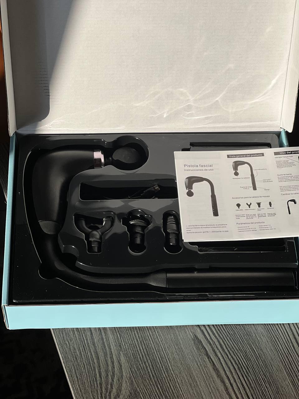 Электромассажер для мышц с 4 сменными насадками (AND LY-777) - фото 3 Электромассажер для мышц с 4 сменными насадками (AND LY-777) - фото 3