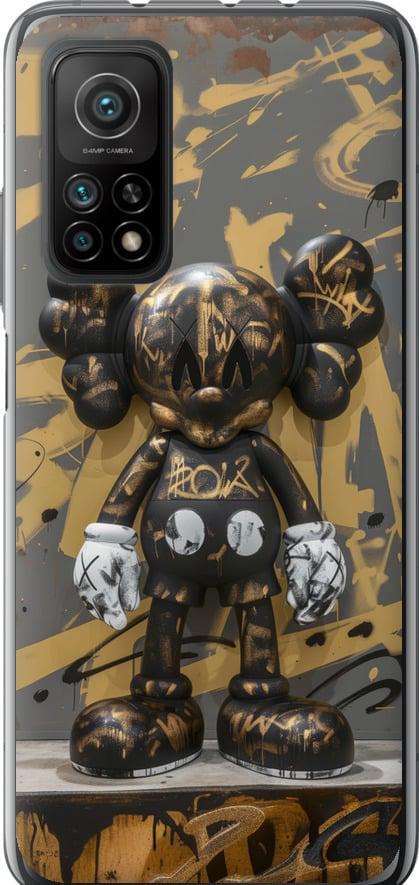 Чехол на Xiaomi Mi 10T Bronze kaws (6097u-2096-42517)