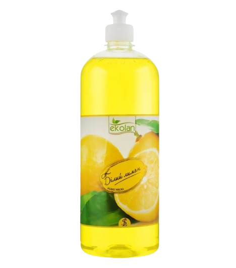 Мило рідке Ekolan Лимон пуш-пул 1000 г Білий (6522)