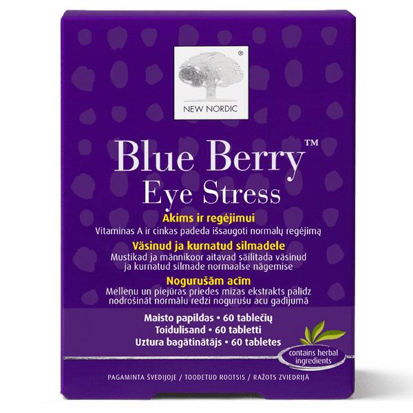 Комплекс для профилактики зрения New Nordic Blue Berry Eye Stress 60 таблеток (000020734)