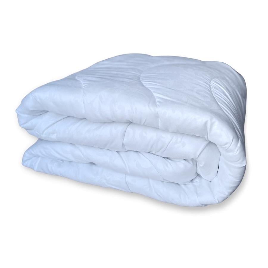 Одеяло Домашний Уют Студент плотность наполнителя 300 г/м2 евро 200х220 см микрофибра 9985375 Белый (DR013452)