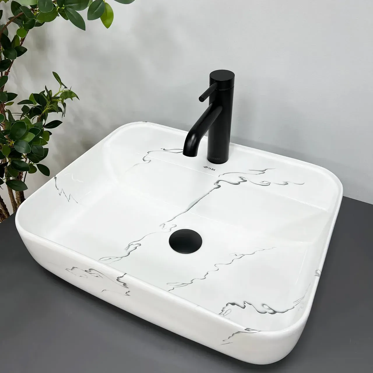 Умывальник накладной VBI Ragusa прямоугольный 495x405 мм Белый (RM-VBI-014501)