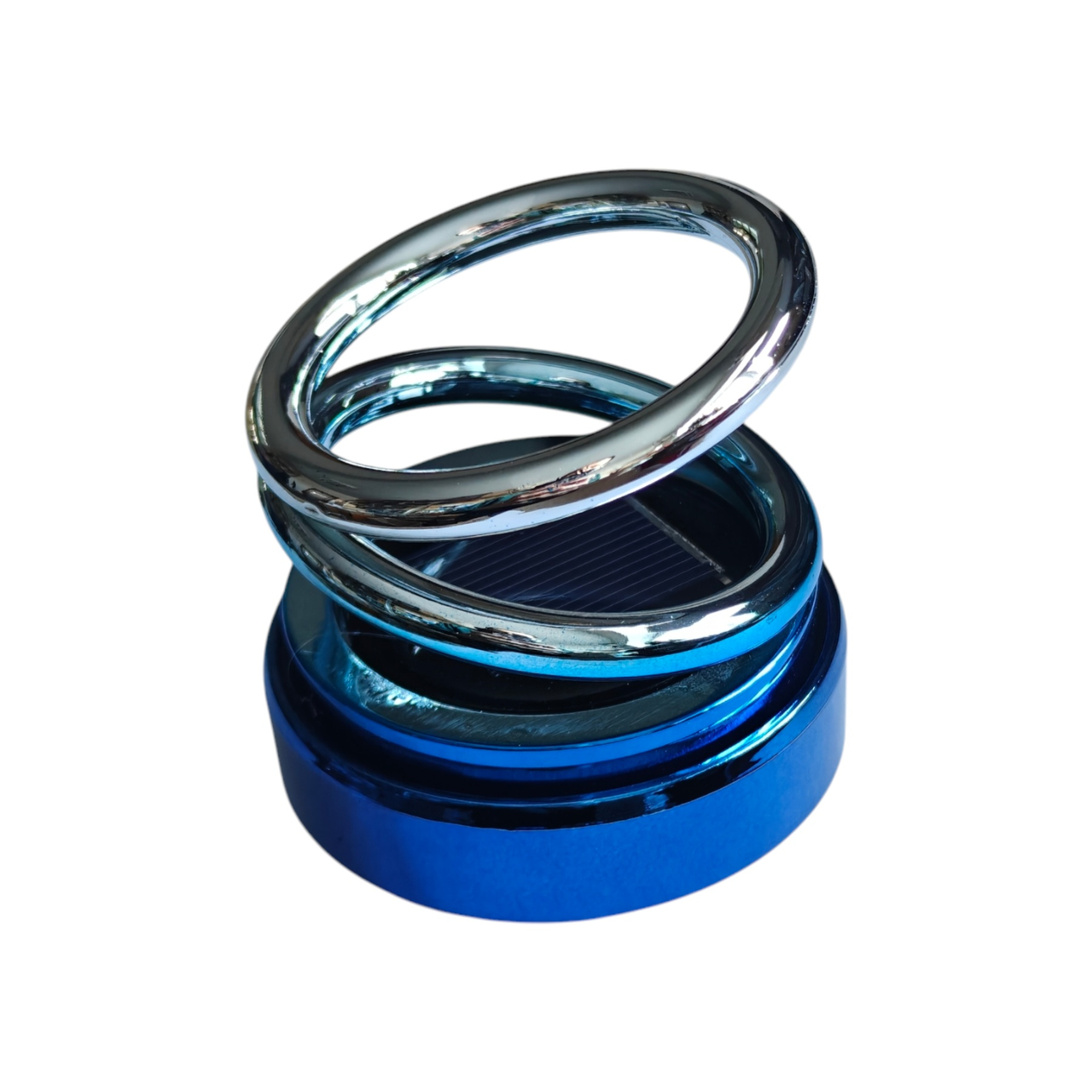 Ароматизатор для авто Кольца левитации на солнечной батарее Синий (2475659146)