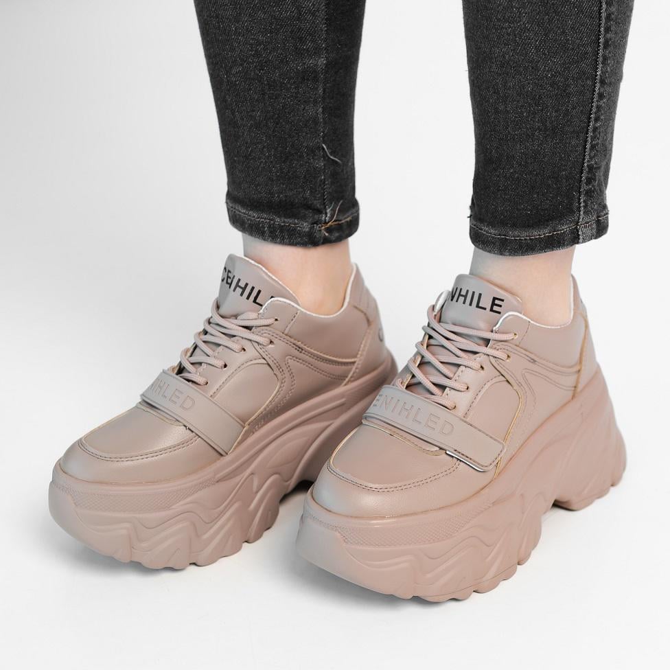 Кросівки жіночі Fashion Viola 3913 р. 40 24,5 см Бежевий (10424730)