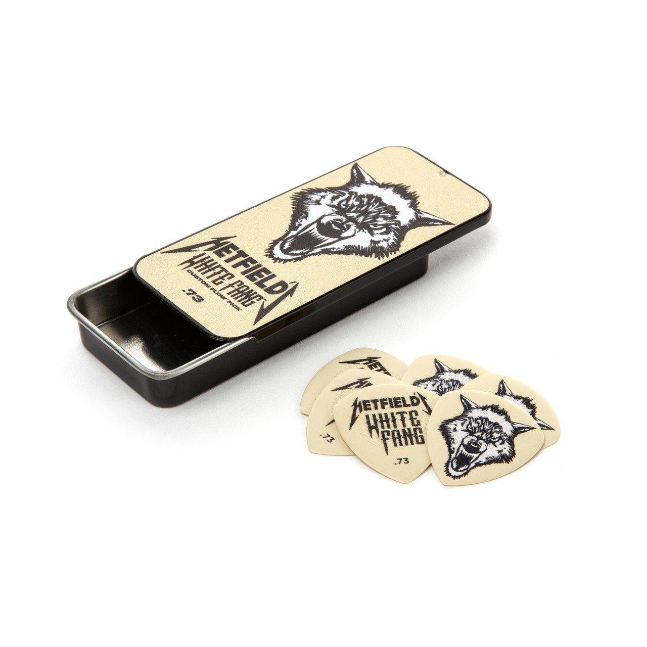 Медіатор Dunlop PH122T.73 White Fang Pick Tin .73 мм 6 шт. (127247)