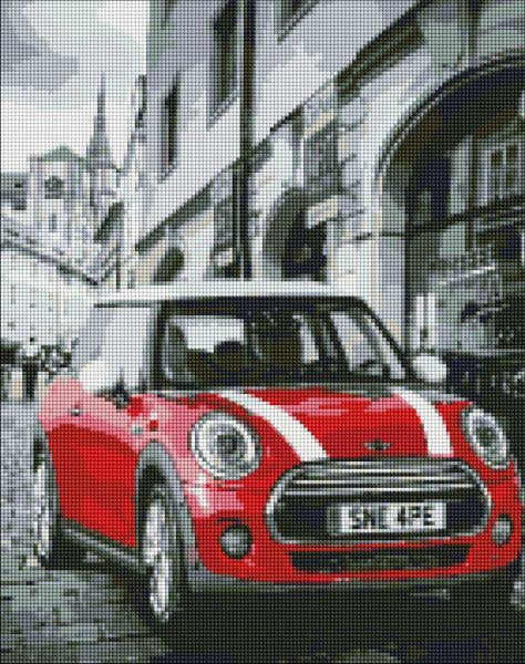 Алмазная мозаика Mini Cooper
