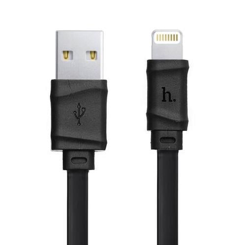 Кабель синхронізації Hoco X5 Bamboo USB-Lightning 2,4 А 1 м Black (3_02617)