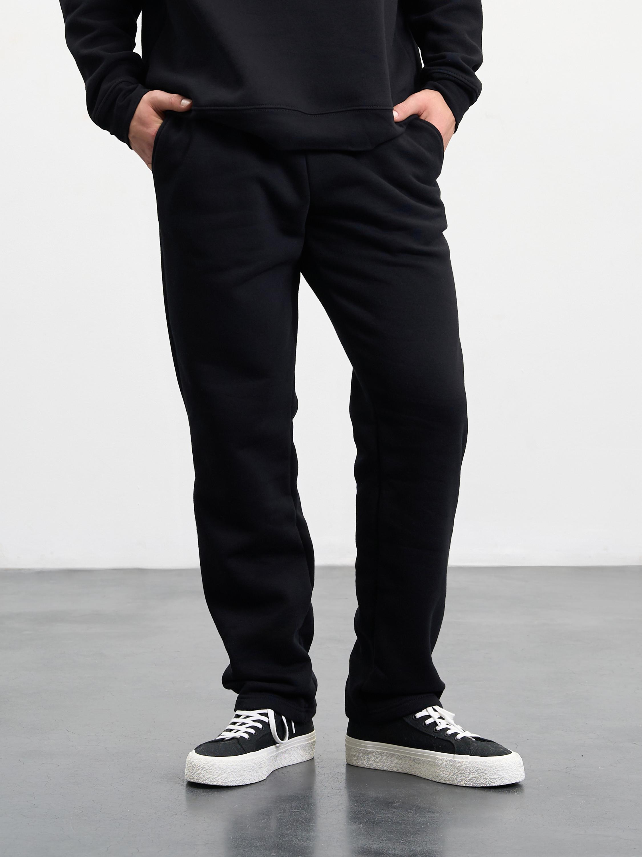 Штаны мужские утепленные без манжета ROZA 220607 L Черный (4824005663635)