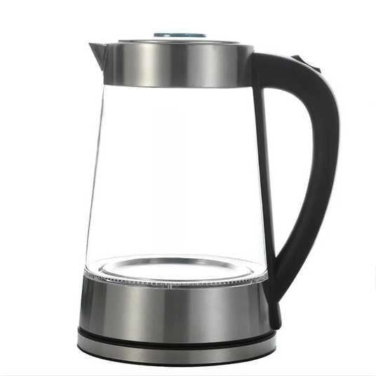 Электрочайник Hoffmans HM-2556 2000 Вт стеклянный дисковый с подсветкой 2,2 л (2826110705)