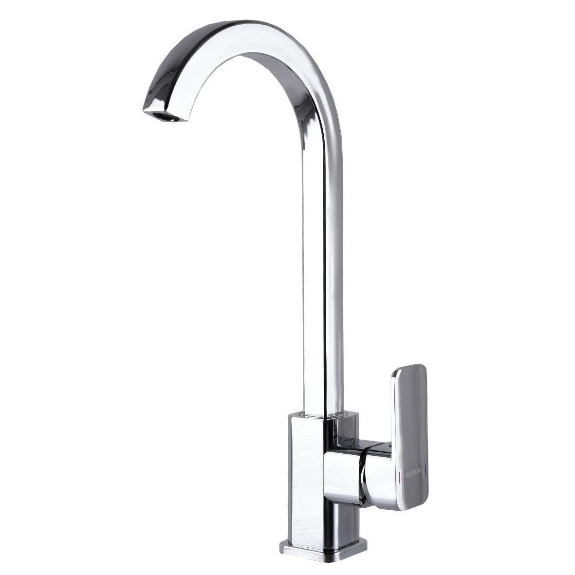 Смеситель для кухни Globus Lux Milano GLM-203SQ 000014945 однорычажный Хром (108354)