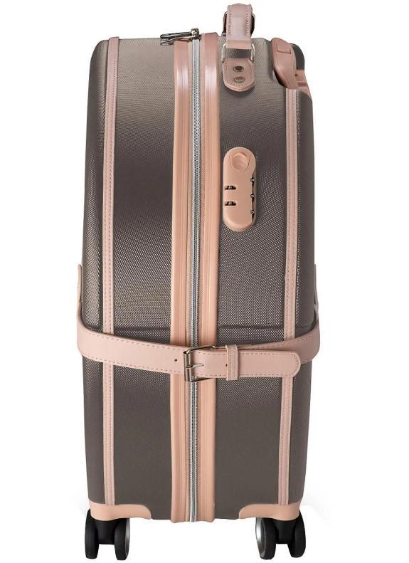 Валіза SEMI LINE T5673-3 24" M Brown/Pink Cream (52954) - фото 4 Валіза SEMI LINE T5673-3 24" M Brown/Pink Cream (52954) - фото 4