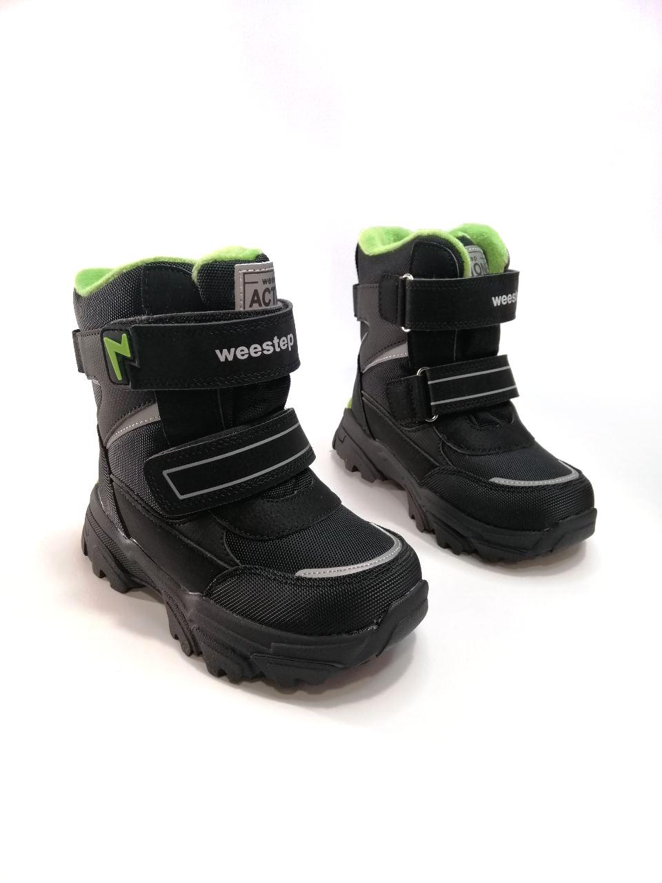 Ботинки зимние Weestep для мальчика р. 28 18,3 см Черный (187568252 BK)