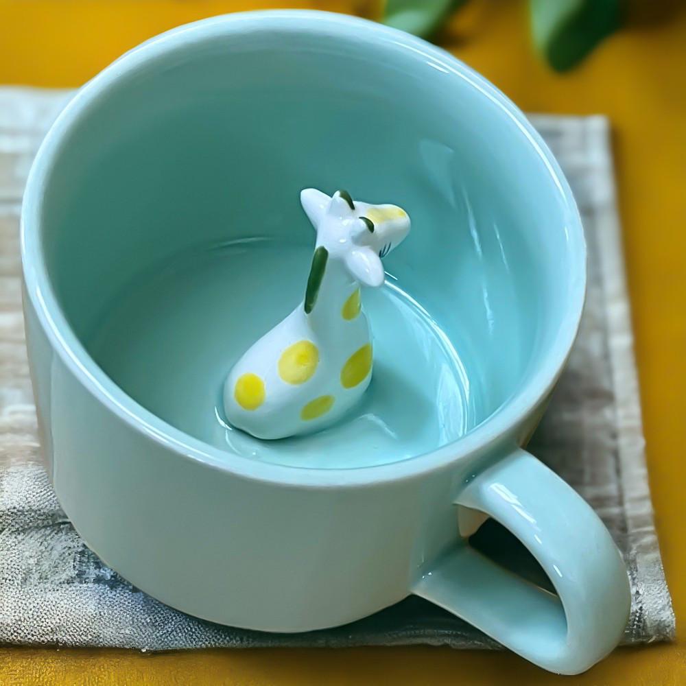 Чашка керамическая детская Жираф 250 мл