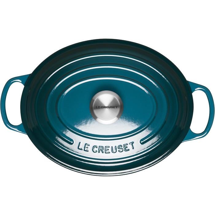 Жаровня Le Creuset с крышкой/глубокий 27 см Бирюзовый