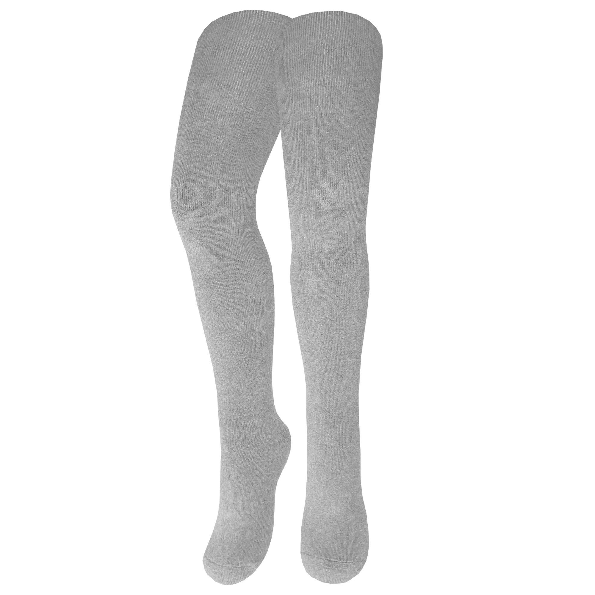 Колготки детские махровые Легка Хода 8232 112-120см Серый-меланж