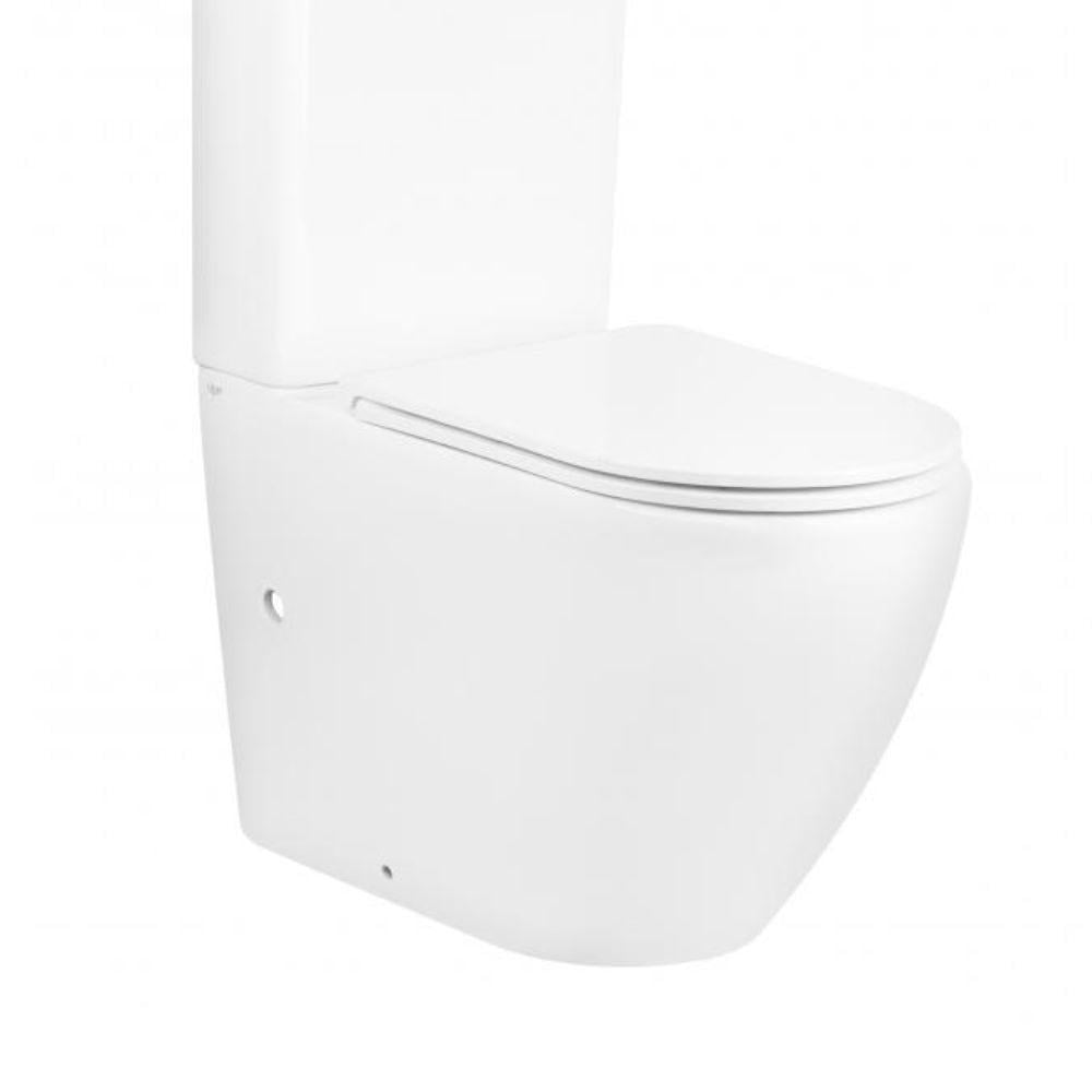 Чаша напольного унитаза Qtap Robin Rimless без сидения 665x380x845 мм White (SD00046301)