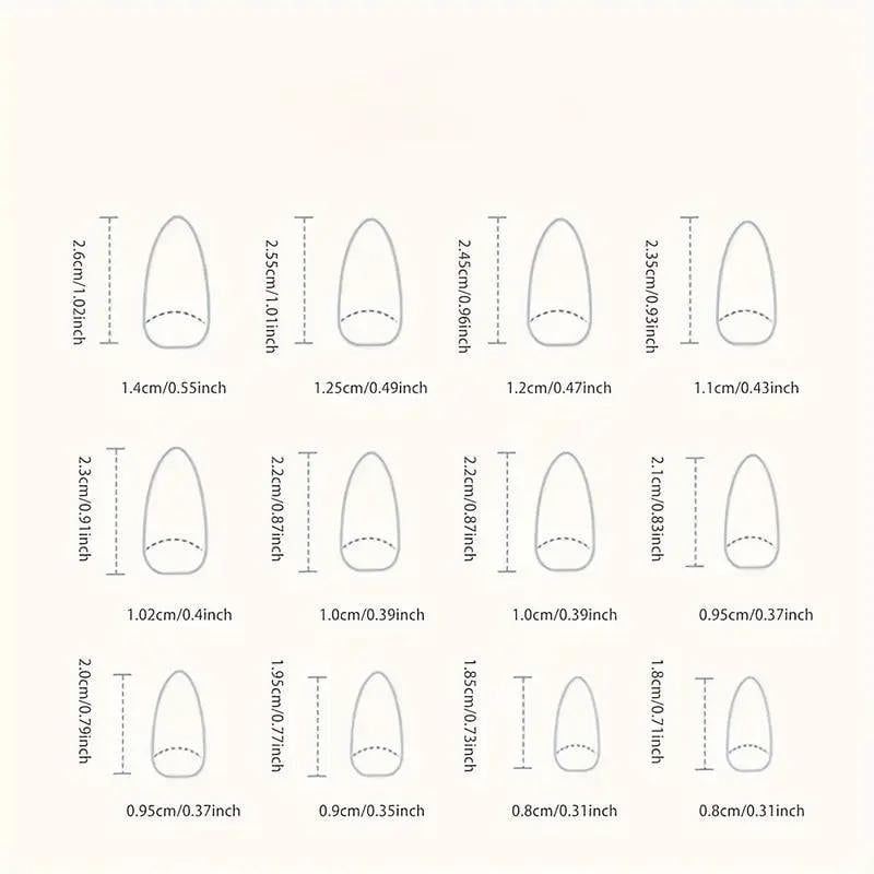 Накладные ногти c сердечками миндаль с клеевыми пластинами 24 шт. Молочный с красным - фото 10 Накладные ногти c сердечками миндаль с клеевыми пластинами 24 шт. Молочный с красным - фото 10