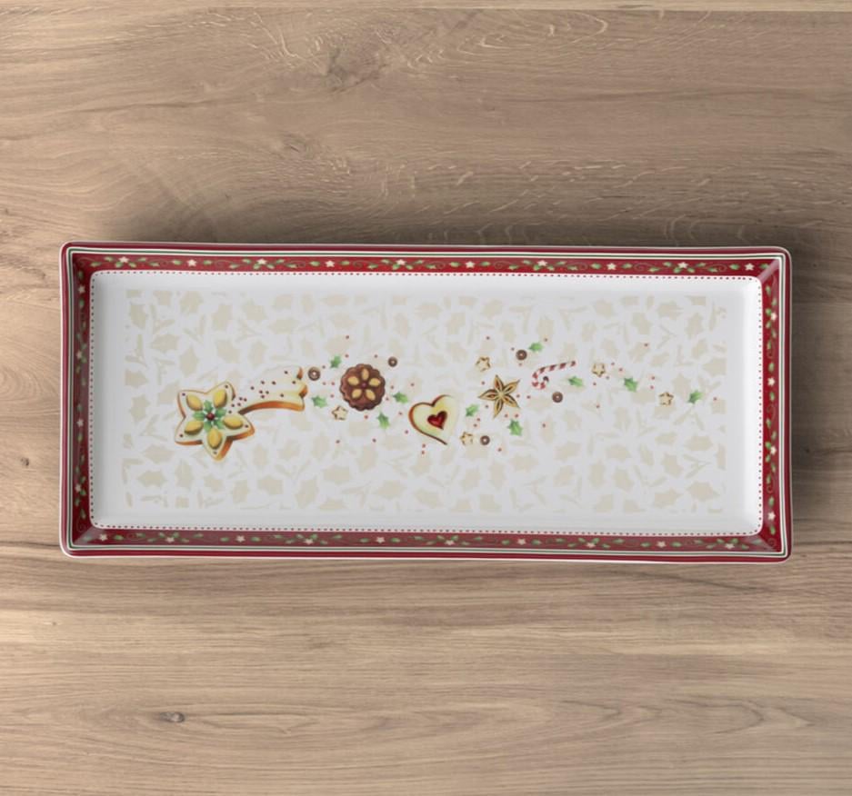 Блюдо сервировочное Villeroy & Boch Winter Bakery Delight новогоднее прямоугольное 39 см (1486122797)