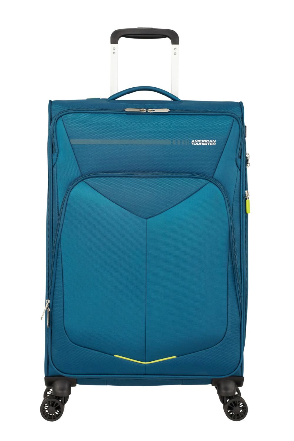 Чемодан с расширением American Tourister Summerfunk 67,5x42x27,5/29,5 см Голубой (78G-51004) - фото 1