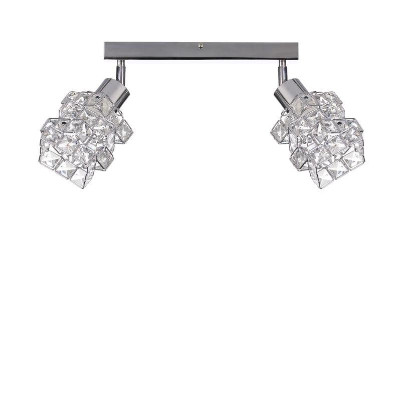 Люстра потолочная Light House SRS-16203/2 с поворотным плафоном на две лампы Хром