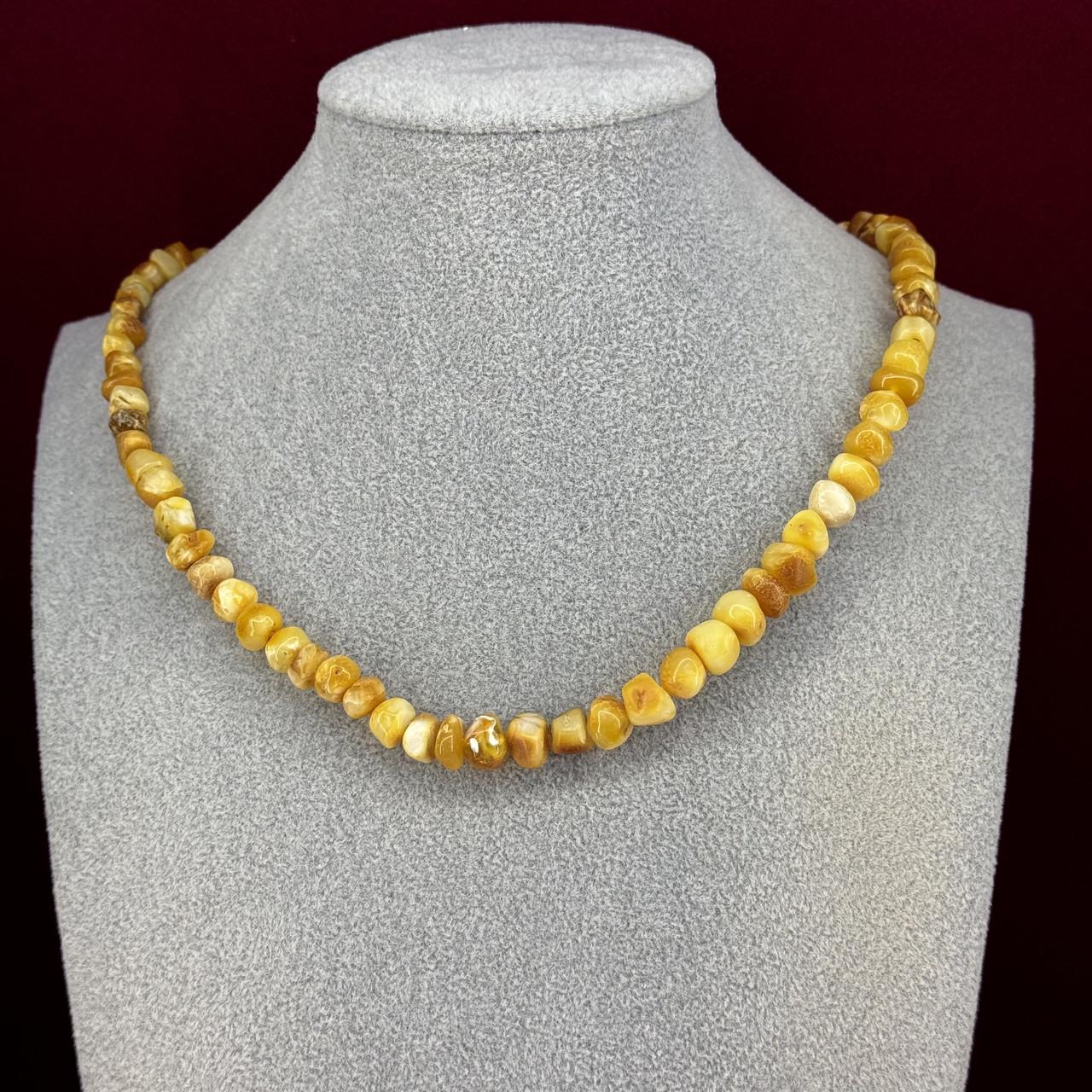 Бусы из янтаря лечебные 48 см (н-869)