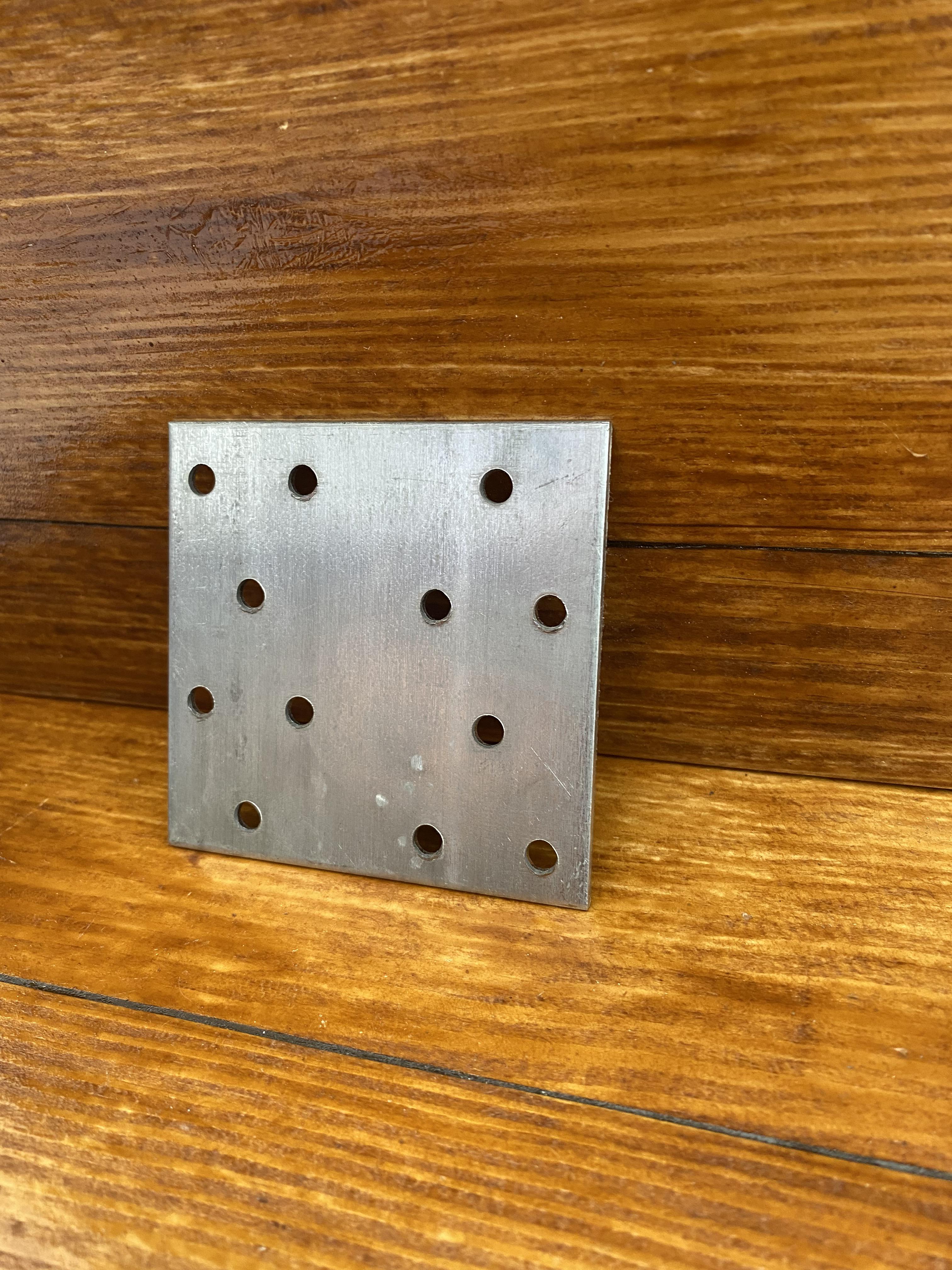 Пластина оцинкована 80х80х2 мм (СР87)