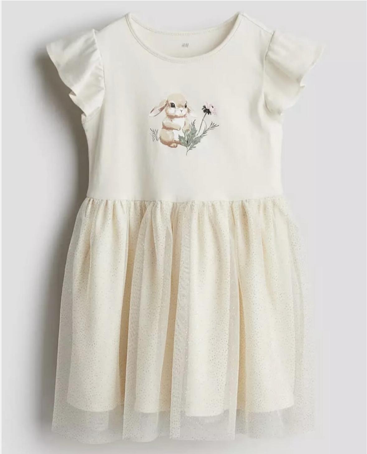 Сукня для дівчинки H&M 98-104 см Бежевий (312)