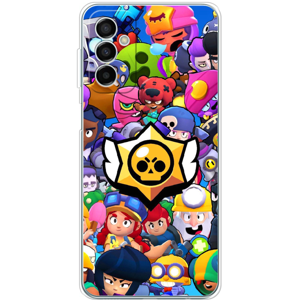 Чохол BoxFace Samsung Galaxy M23 5G (M236) Brawl Stars Прозорий силікон (44471-up2389-44471) - фото 1