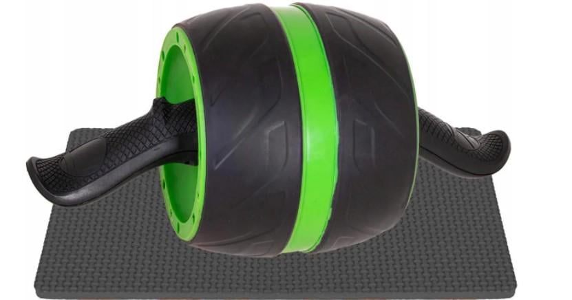 Ролик колесо для преса з поворотним механізмом Springos AB Wheel Black/Green (FA5010)