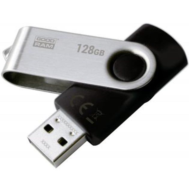 Флеш накопичувач USB Goodram UTS2 Twister USB 2.0 128GB Black (UTS2-1280K0R11)